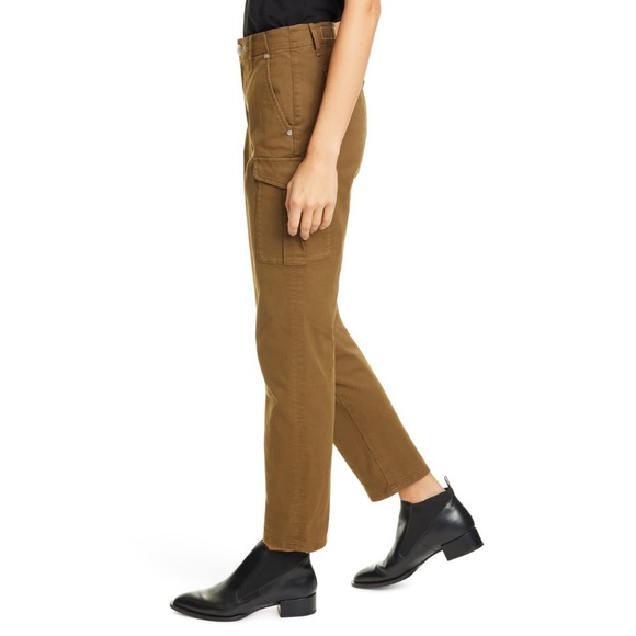 ✨NWT✨ RAG & BONE Buckley Cargo Chino Pants Olive Khaki Sz 25 - Picture 6 of 8